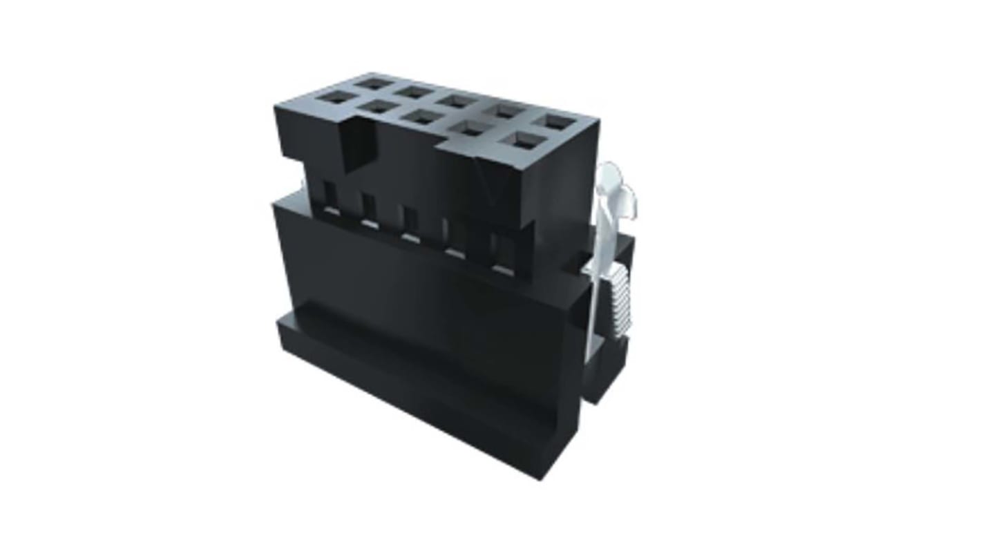 Samtec, ISD2-02-D-M Female Connector Housing, 2mm Pitch, 4 Way, 2 Row Vertical