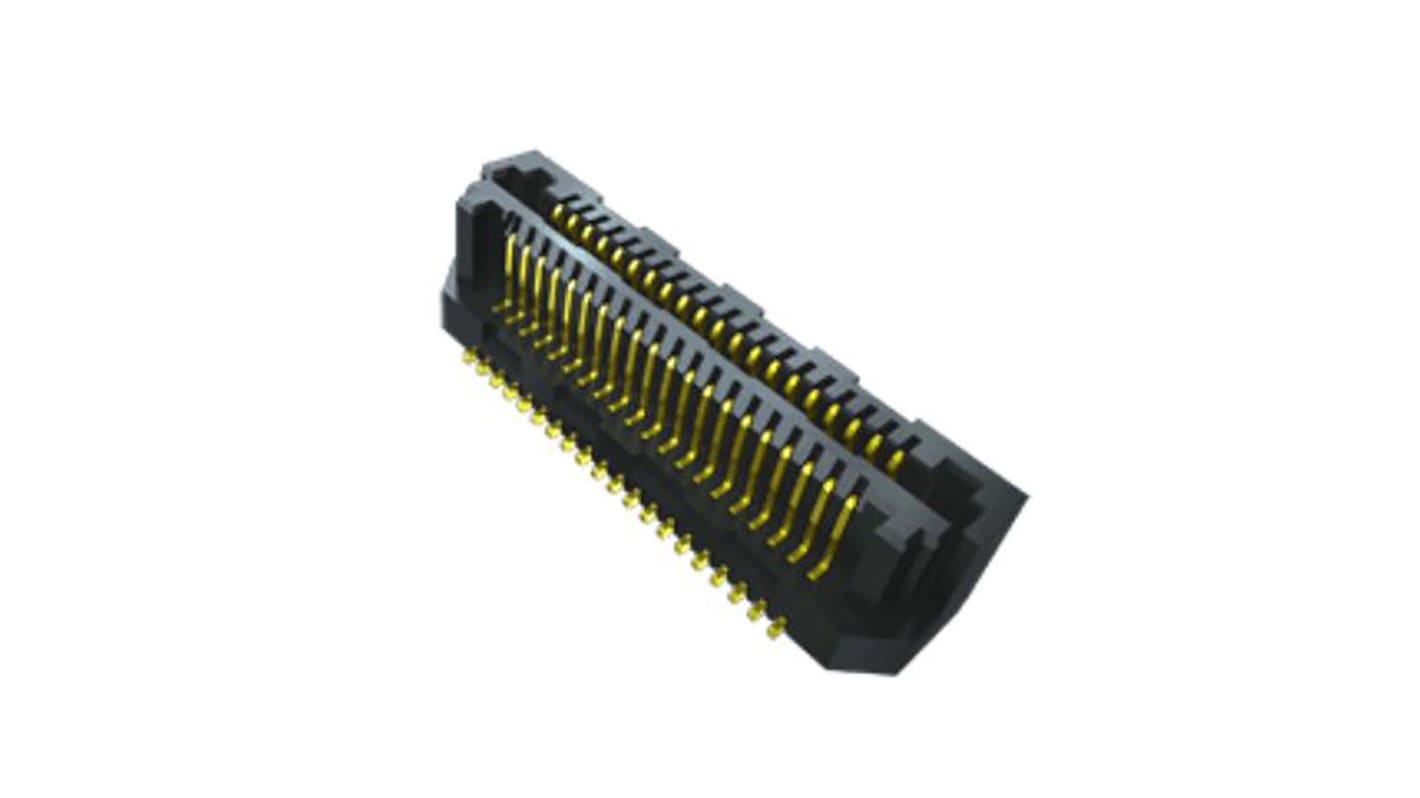 Samtec LSS Series Vertical Surface Mount PCB Header, 40 Contact(s), 0.635mm Pitch, 2 Row(s), Shrouded