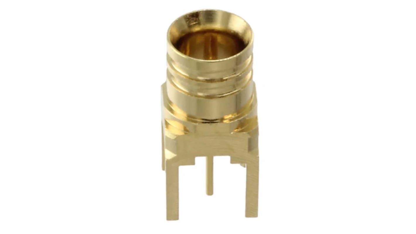 Samtec MMCX7 Series, jack PCB Mount MMCX Connector, 75Ω, Through Hole Termination, Straight Body