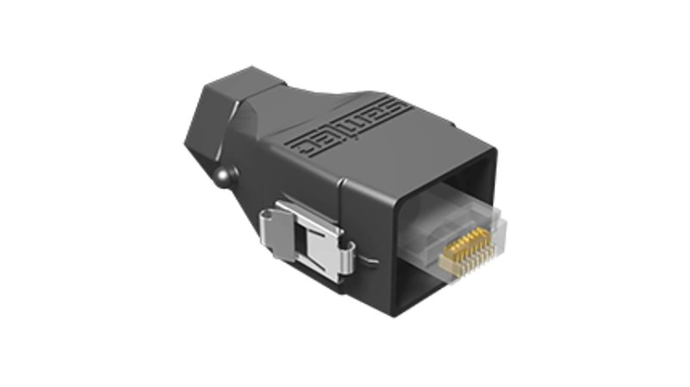 Conector RJ45 Macho serie RCEF, de 8 vías