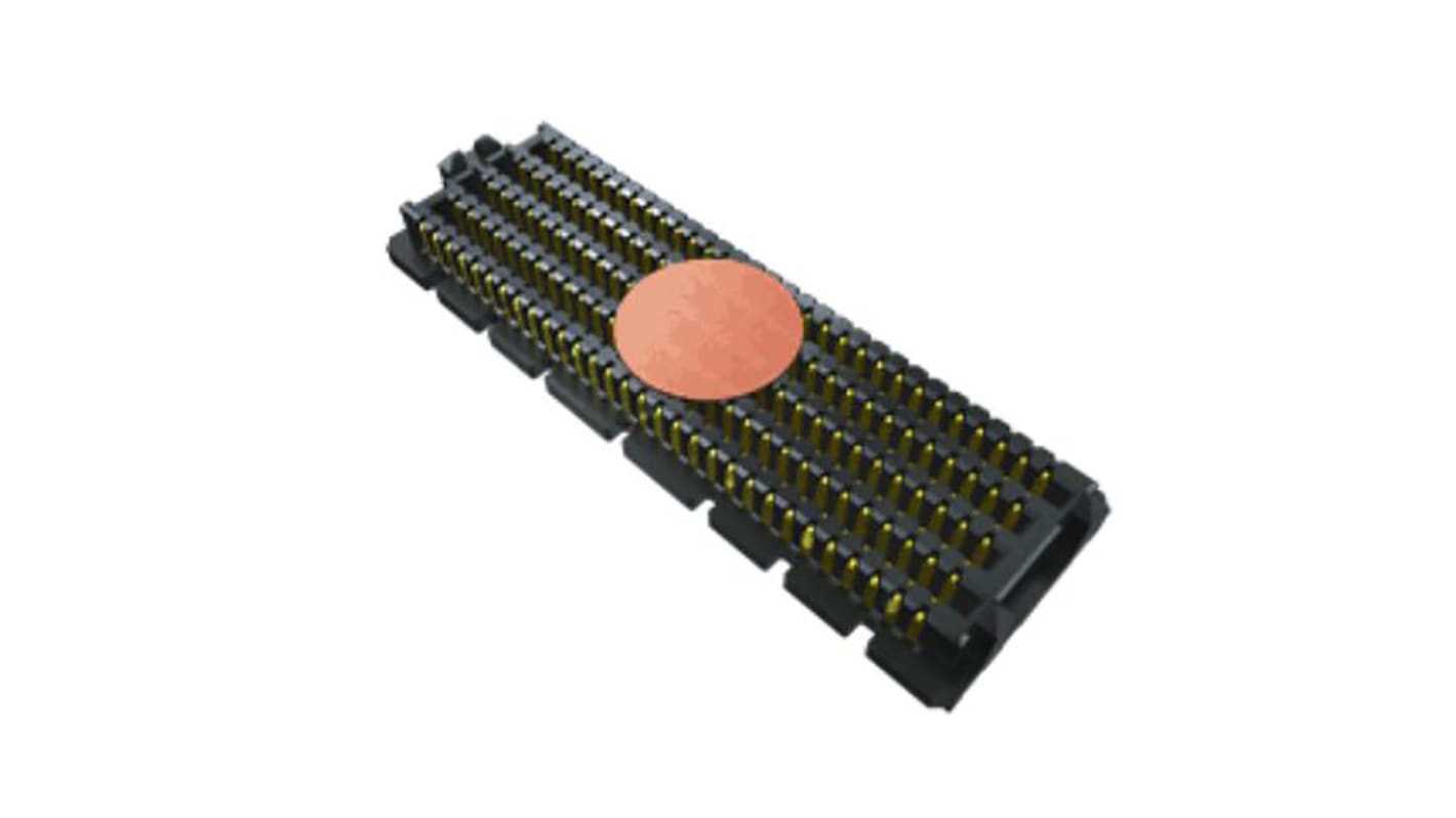 Samtec SEAM Series Straight PCB Header, 40 Contact(s), 1.27mm Pitch, 4 Row(s), Shrouded