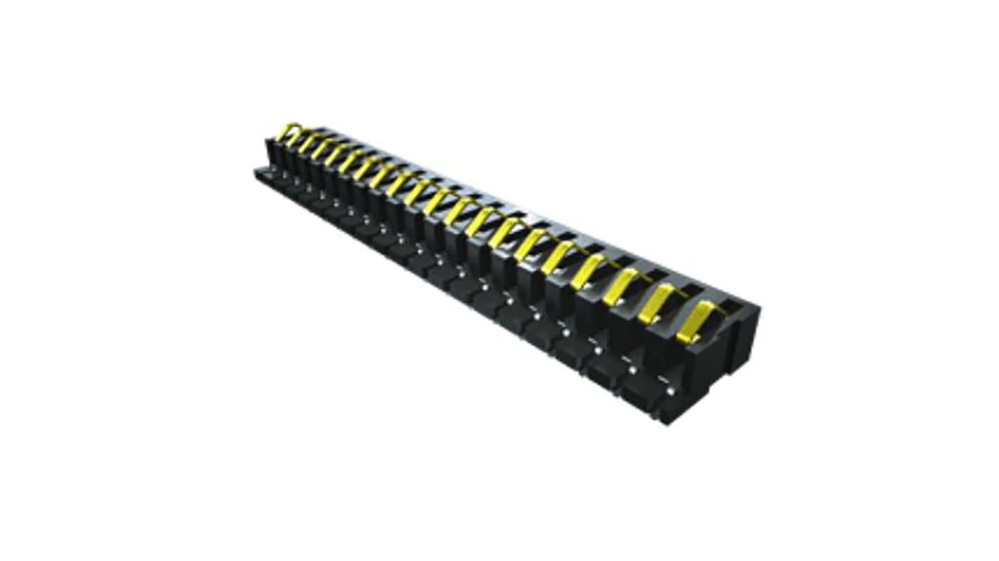 Samtec SIB Series Straight PCB Header, 12 Contact(s), 2.54mm Pitch, 1 Row(s), Shrouded