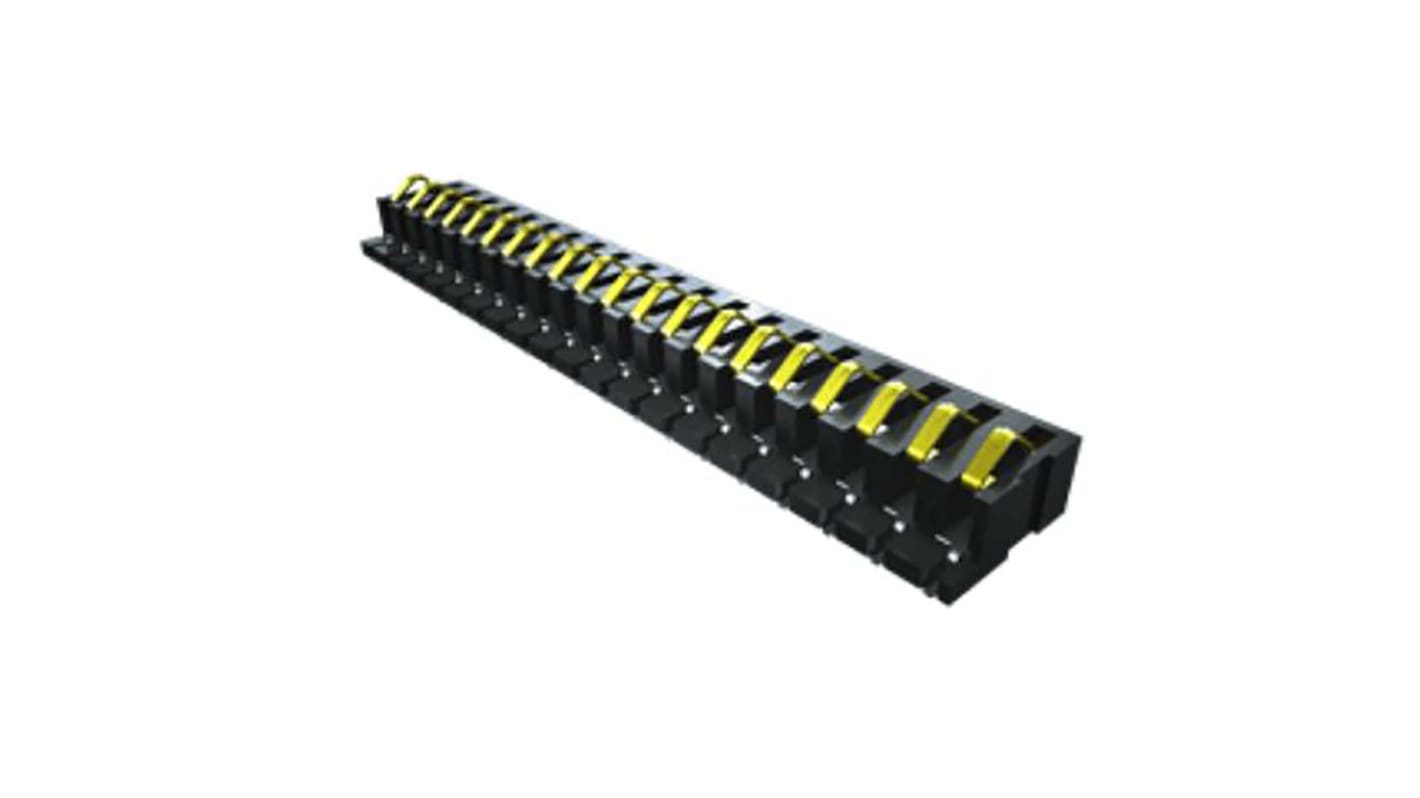 Samtec SIB Series Straight PCB Header, 16 Contact(s), 2.54mm Pitch, 1 Row(s), Shrouded