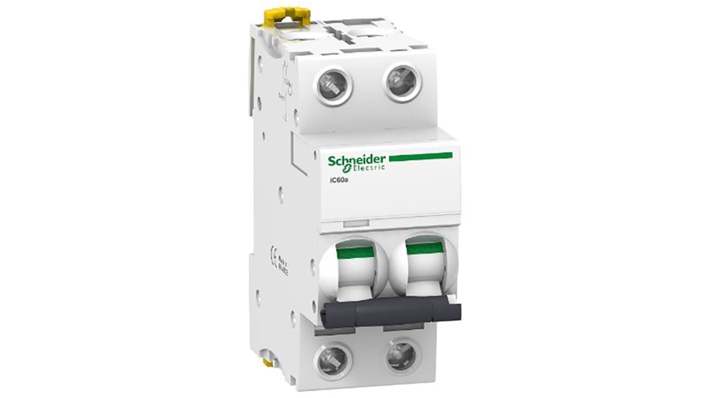 Interruttore magnetotermico Schneider Electric 2P 10A, Tipo AC