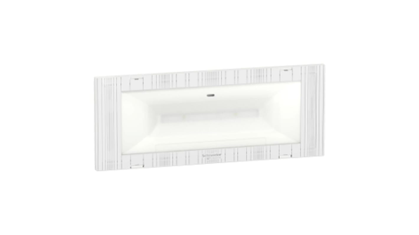 Lampada di emergenza LED Schneider Electric, L. 37 mm, 1,6 W, autonomia 1h