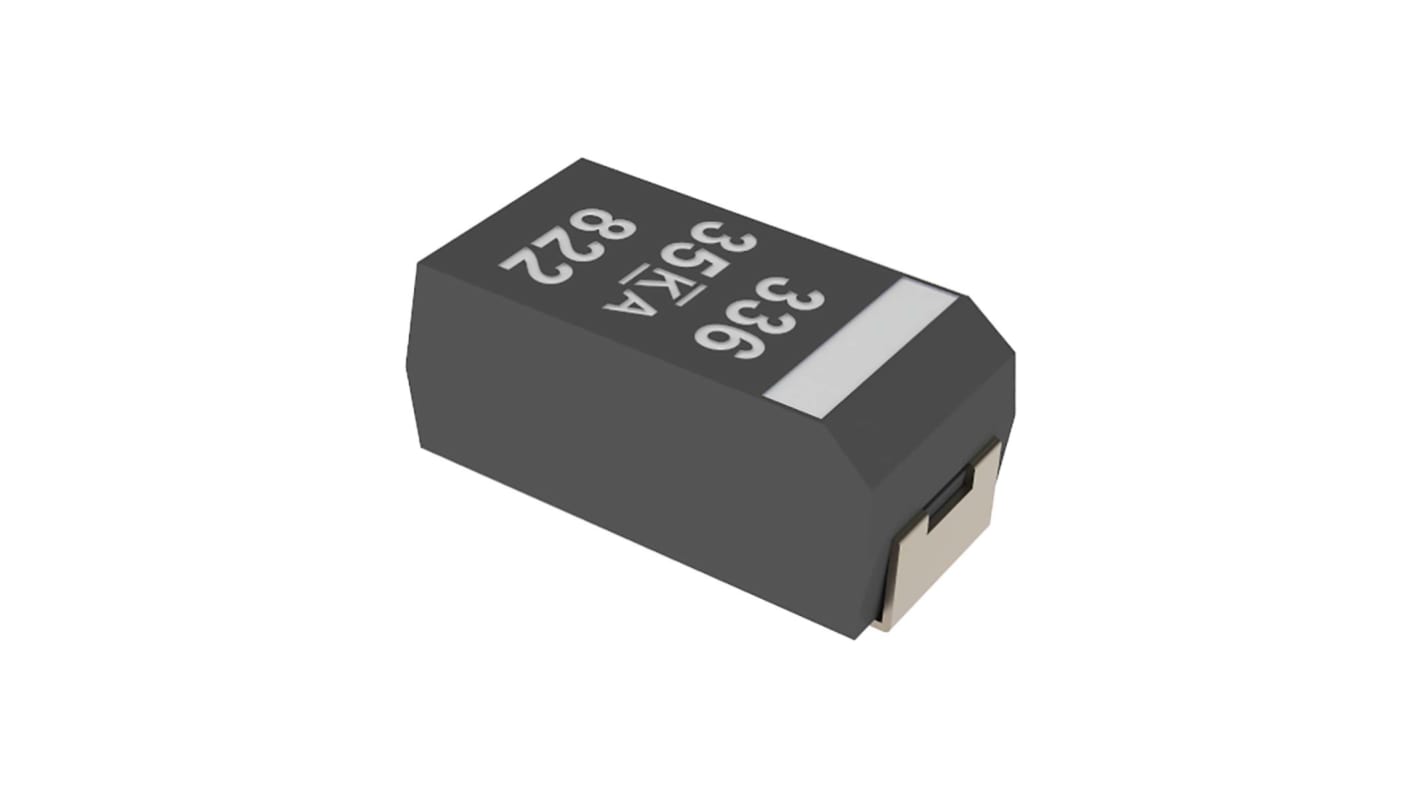 KEMET T599, SMD Polymerkondensator 33μF ±20% / 4V dc