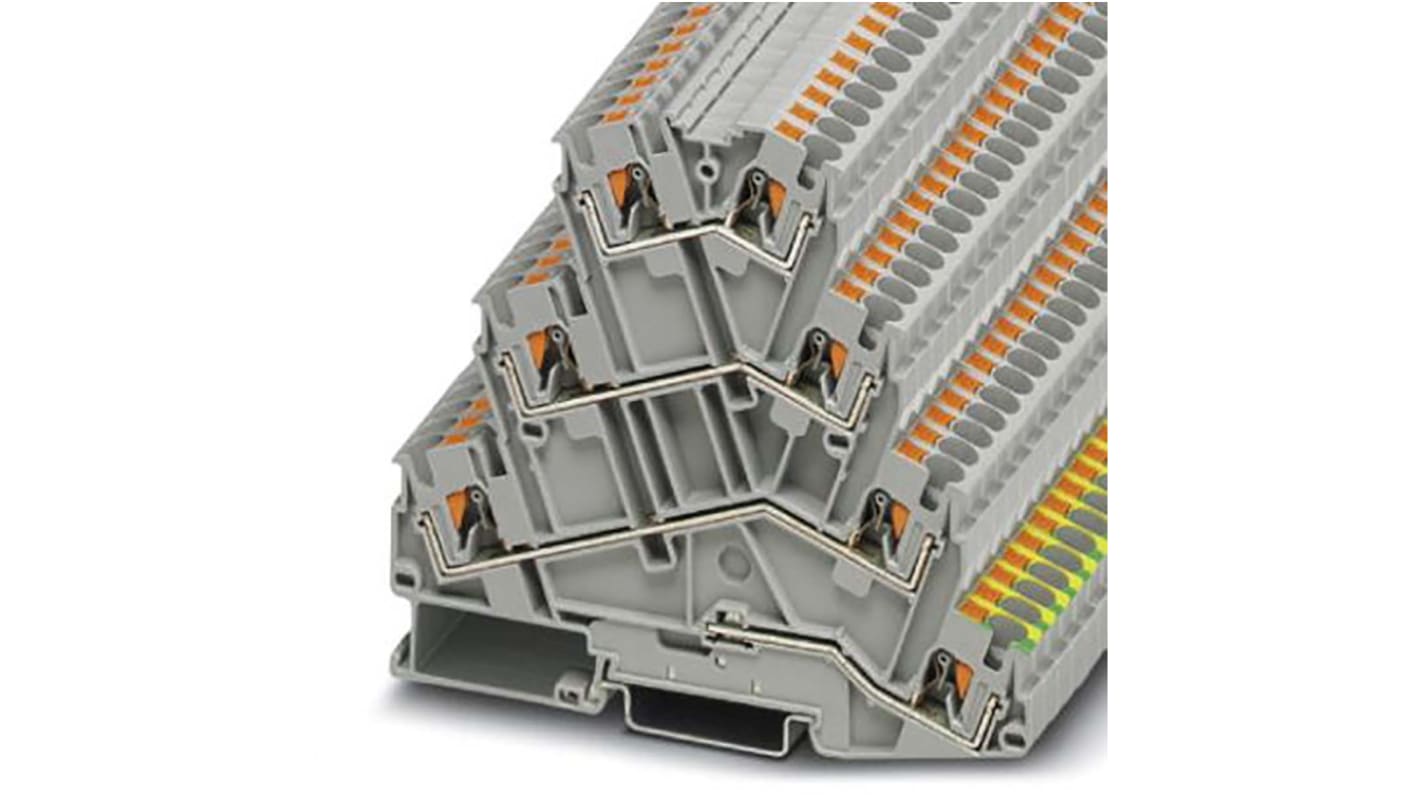 Phoenix Contact PT Series PT 4-PE/3L Terminal Block