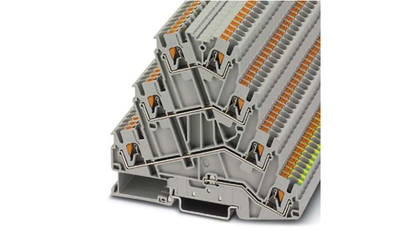 3210542 Phoenix Contact PT Series PT 2,5PE/3L Terminal Block RS