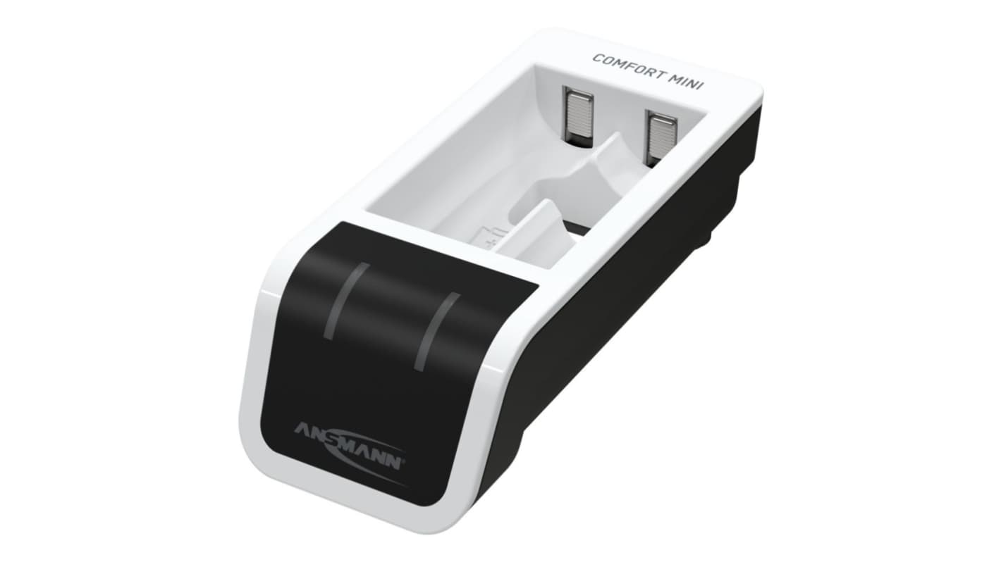 Chargeur de batterie NiMH Ansmann Comfort Mini, recharge 2 piles AA, AAA, 1.2V