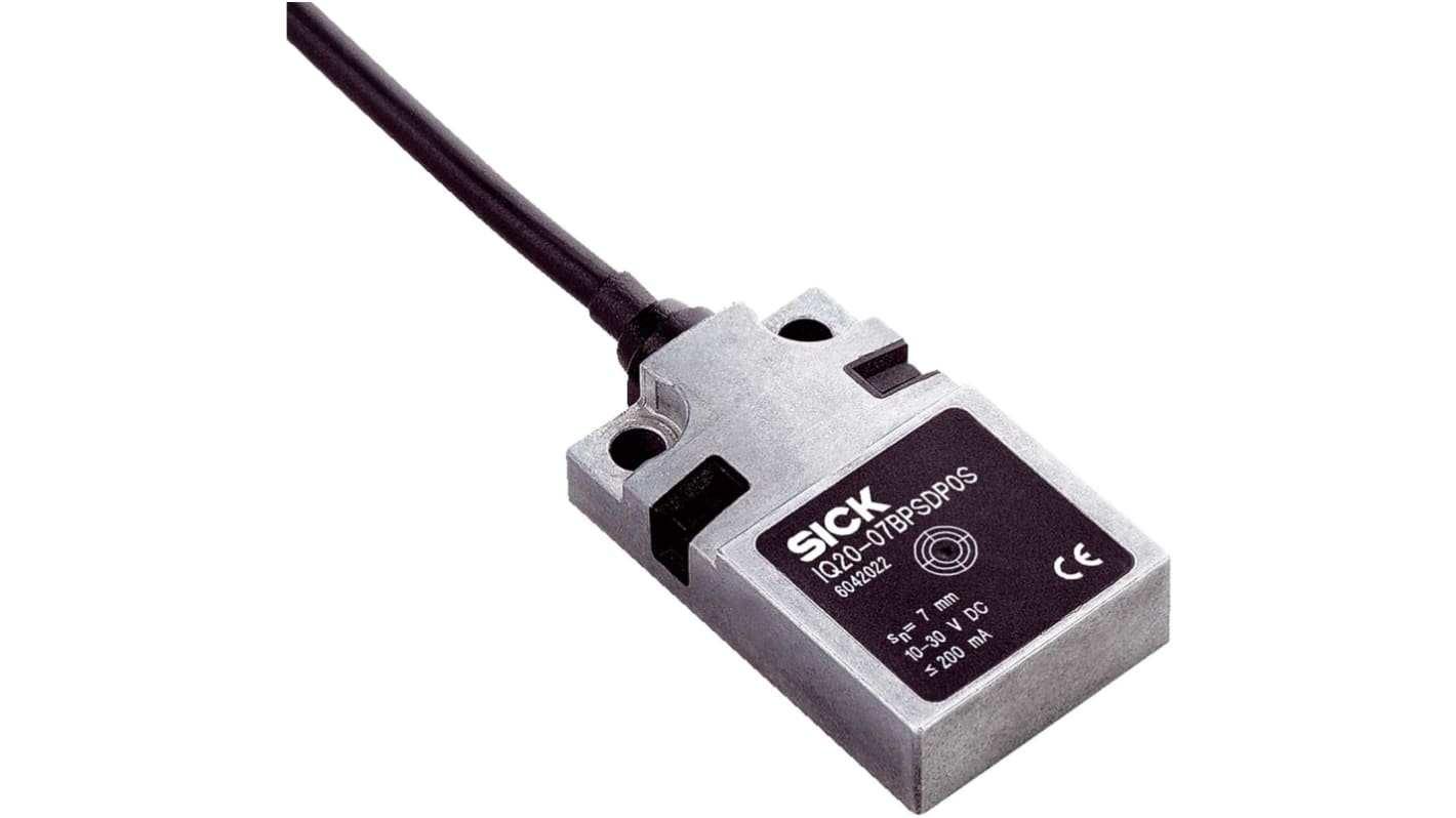 Sick Inductive Block-Style Proximity Sensor, 7 mm Detection, NPN Normally Open Output, 10 → 30 V, IP67