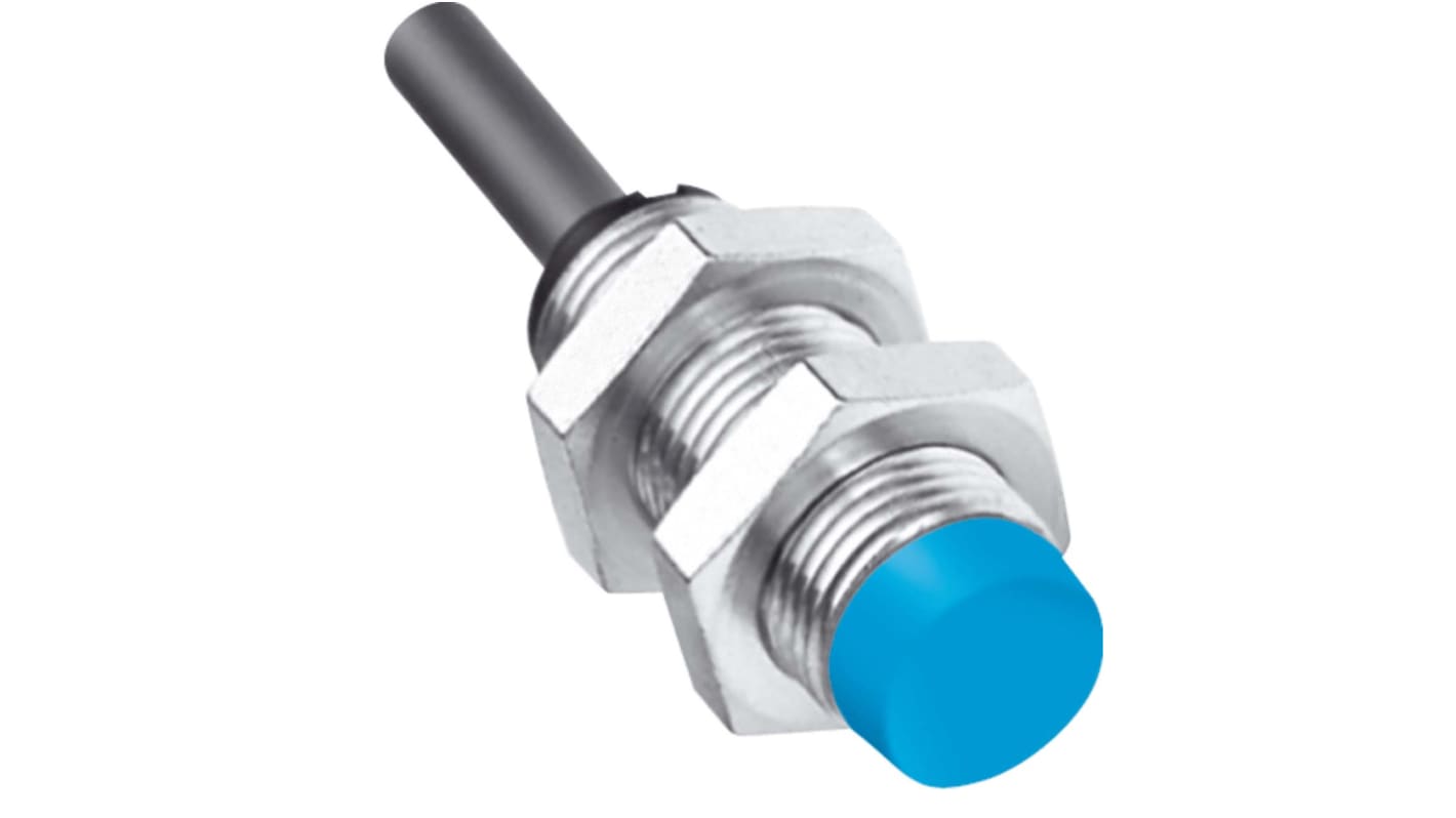 Sick Inductive Barrel-Style Proximity Sensor, M12 x 1, 4 mm Detection, NAMUR Normally Closed Output, 7.5 → 25 V,