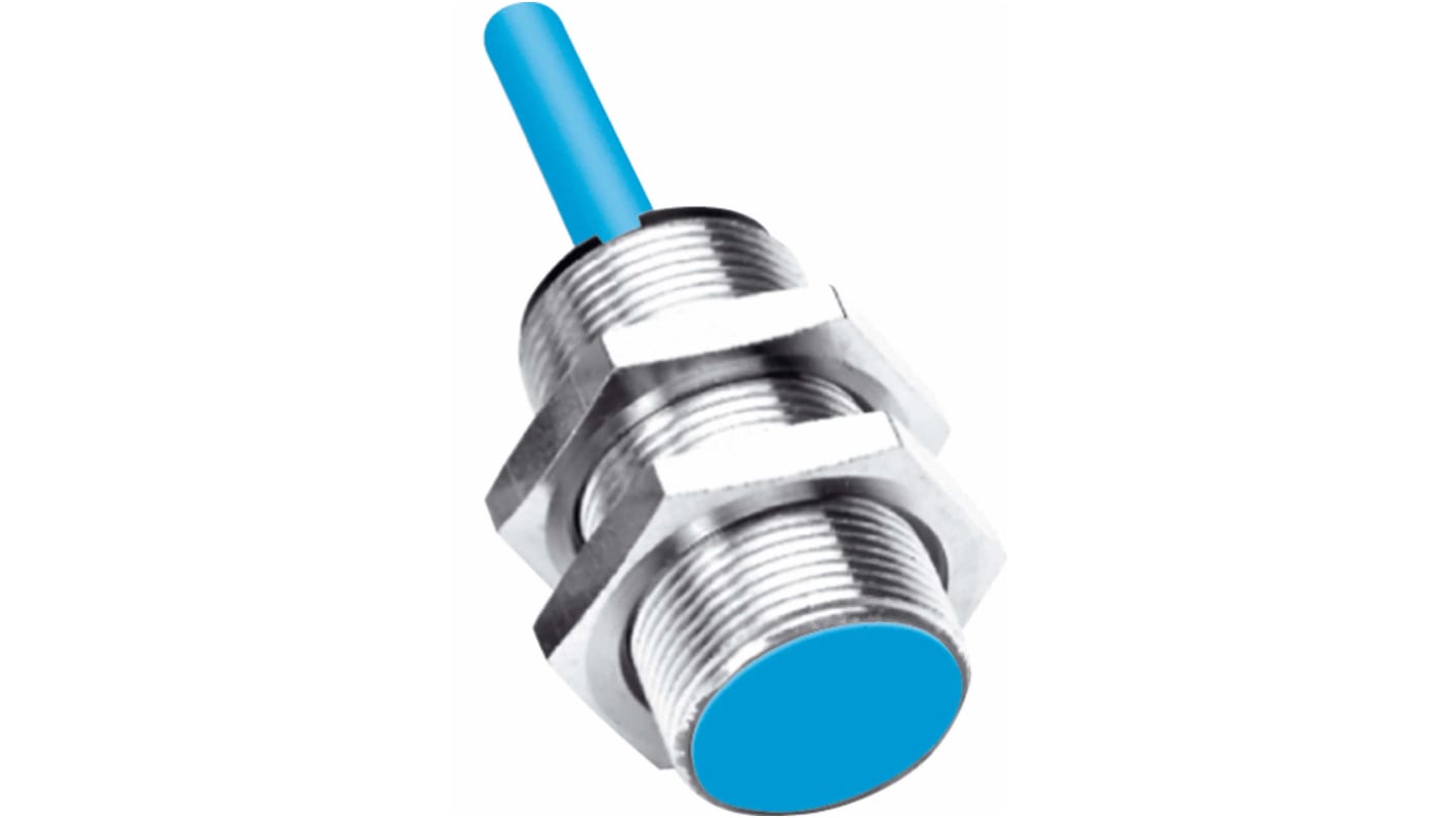 Sick Inductive Barrel-Style Proximity Sensor, M18 x 1, 5 mm Detection, NAMUR Normally Closed Output, 7.5 → 25 V,