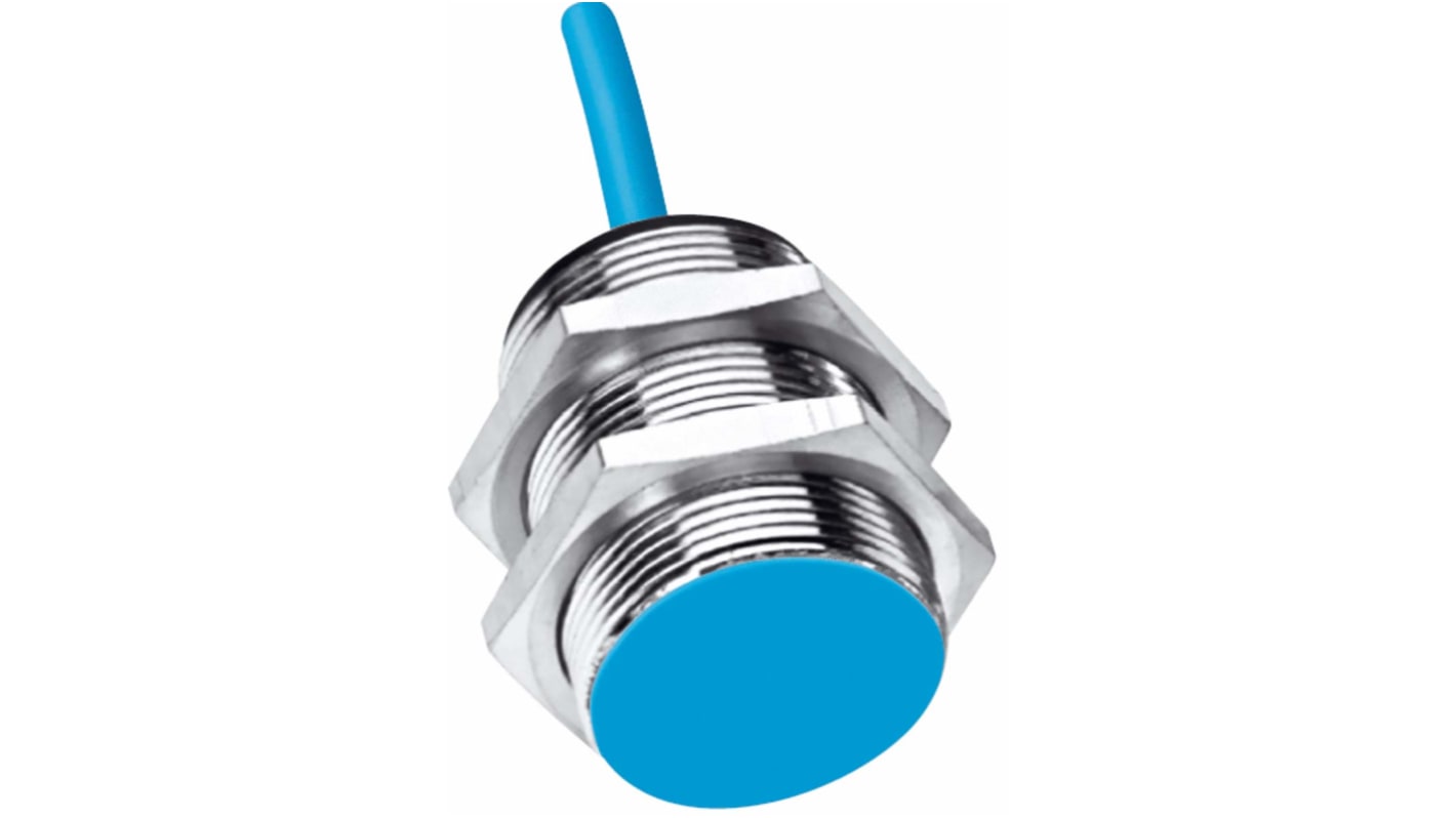 Sick Inductive Barrel-Style Proximity Sensor, M30 x 1.5, 10 mm Detection, NAMUR Normally Closed Output, 7.5 → 25