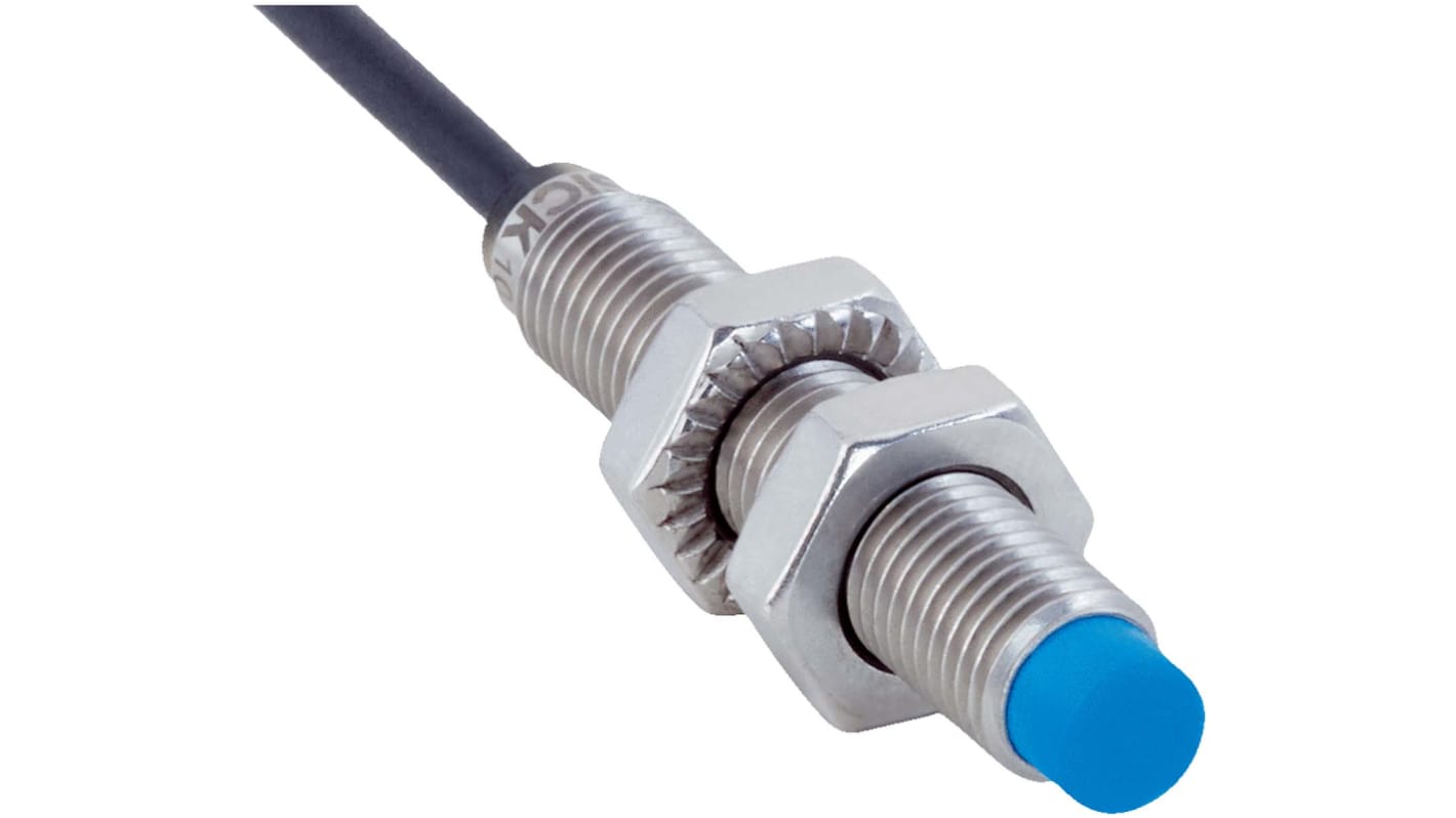 Sick Inductive Barrel-Style Proximity Sensor, M8 x 1, 4 mm Detection, NPN Normally Closed Output, 10 → 30 V,