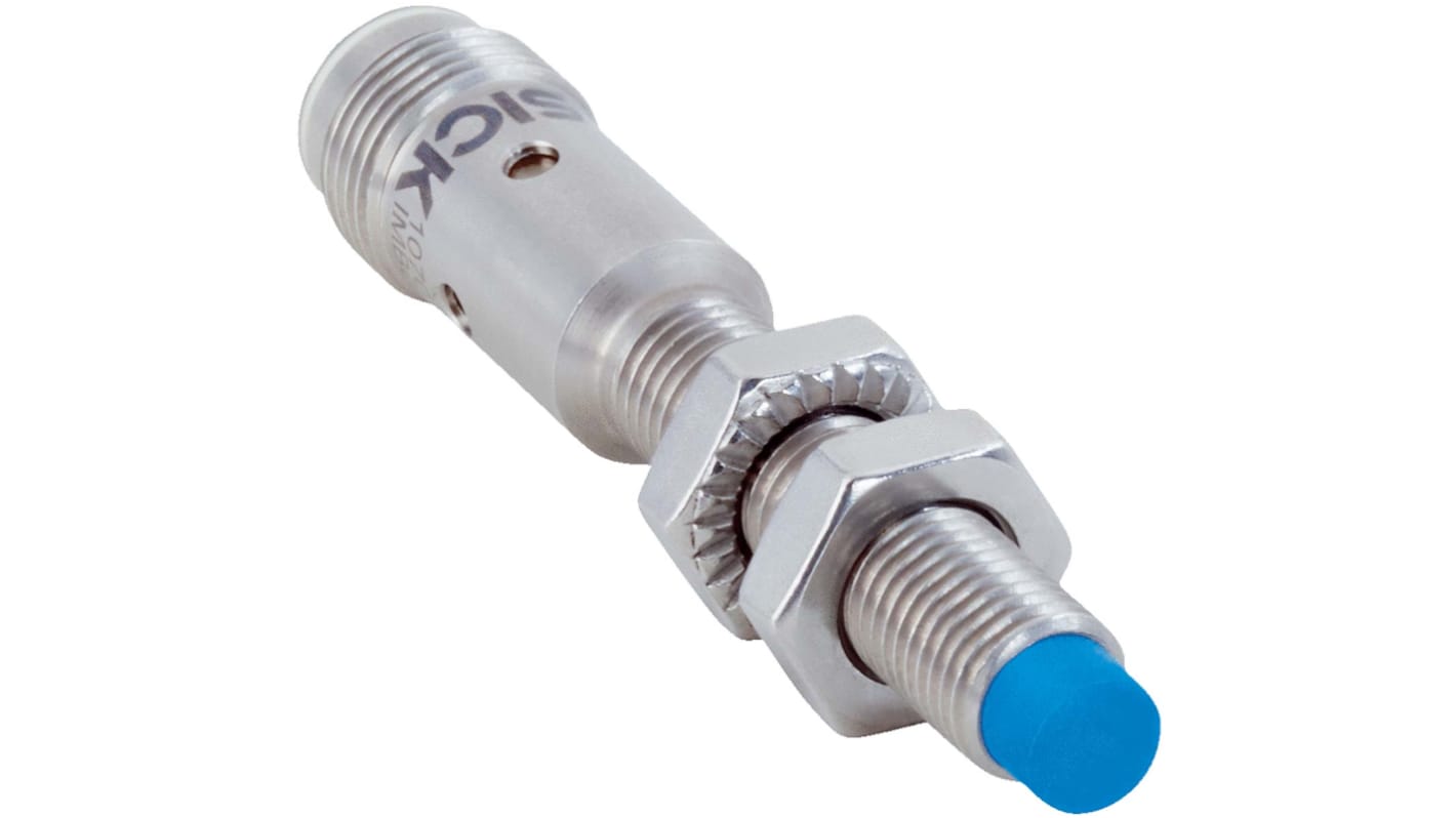 Capteur de proximité, Sick, M8 x 1, 10 → 30 V., PNP, normalement ouvert, 4 mm