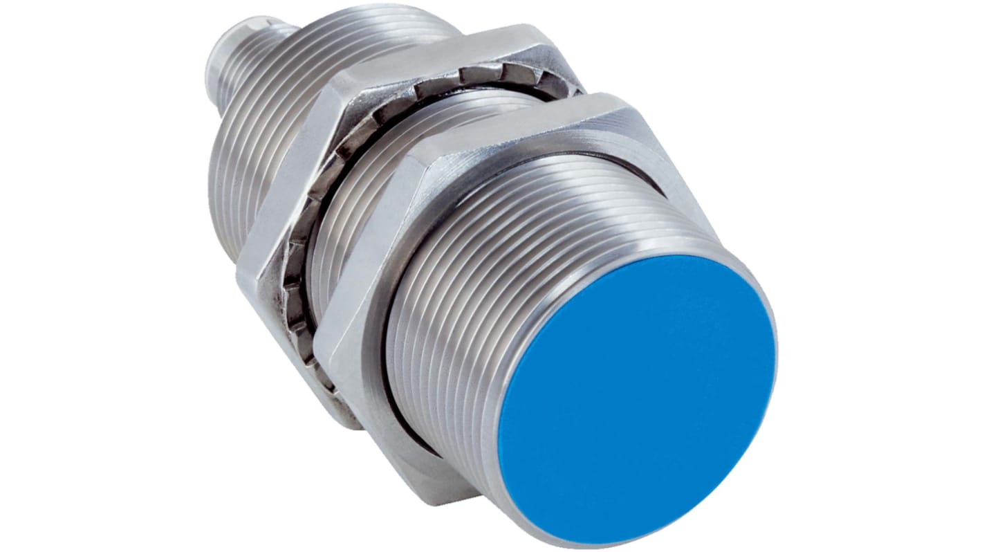 Sick Inductive Barrel-Style Proximity Sensor, M30 x 1.5, 15 mm Detection, NPN Normally Open Output, 10 → 30 V,