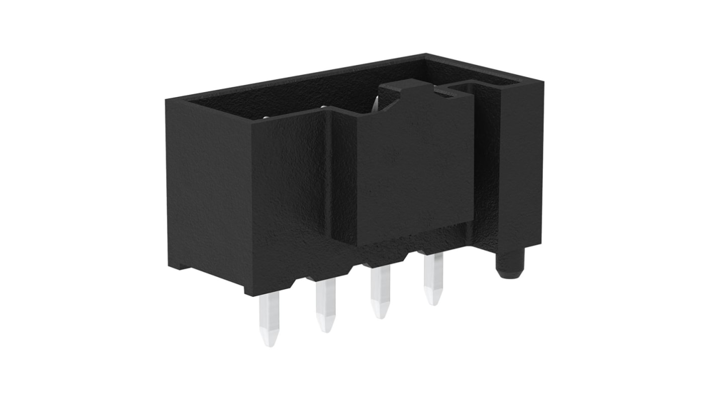 Molex KK Plus 300 Series Vertical Through Hole PCB Header, 4 Contact(s), 3.0mm Pitch, 1 Row(s), Shrouded