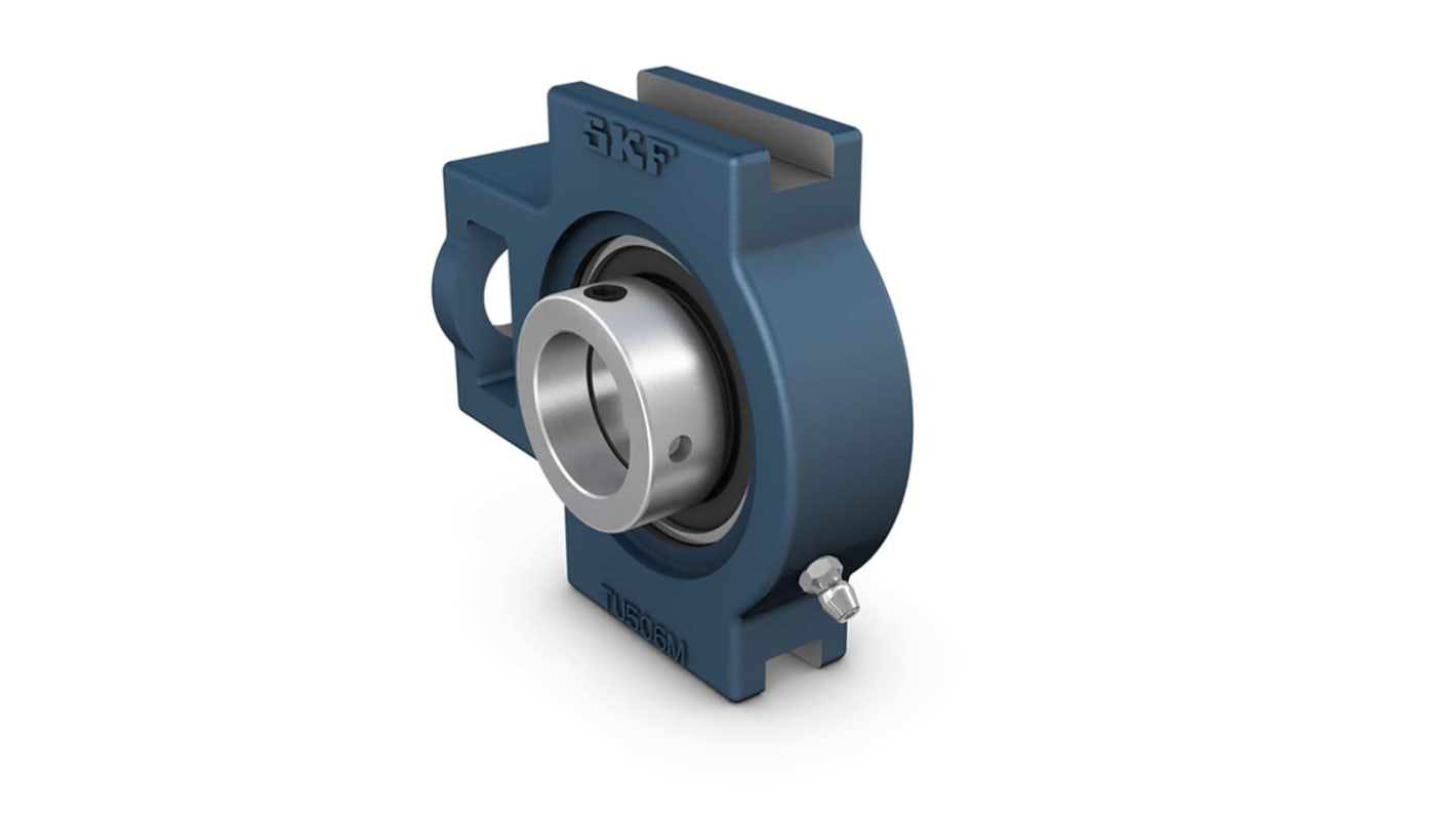 Cuscinetto flangiato, Ø int 30mm, dimensioni 114mm x 37mm x 104mm, in Ghisa