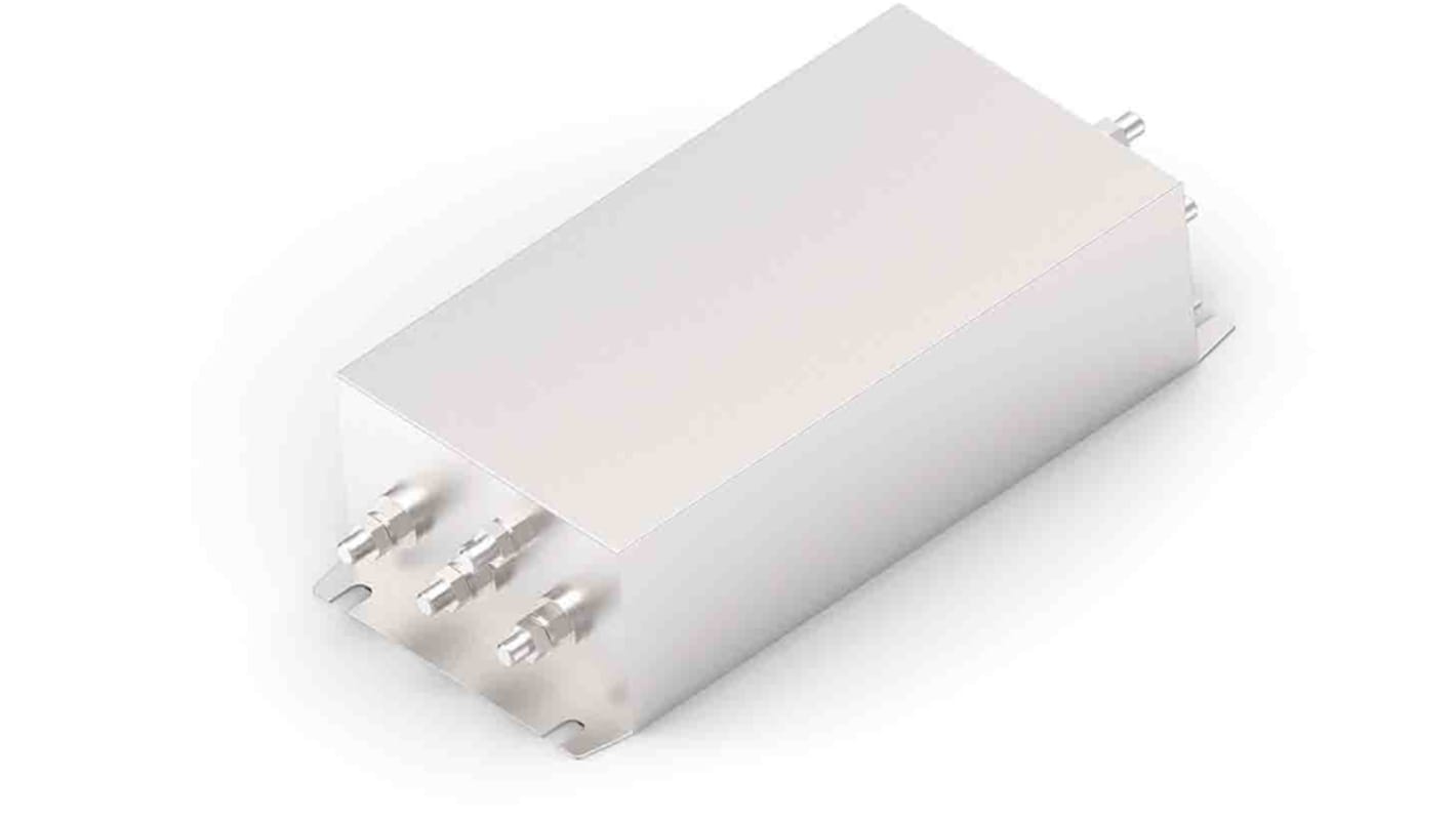 Filtre EMI TE Connectivity, 150A max, 3 phases, 440 V c.a. max, Montage sur châssis, série KEH