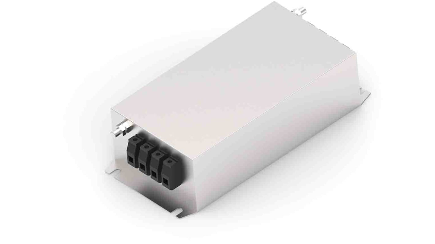 TE Connectivity KEP EMV-Filter, 440 V ac, 100A, Gehäusemontage, Anschlussblock, 3-phasig 12 mA / 50 → 60Hz