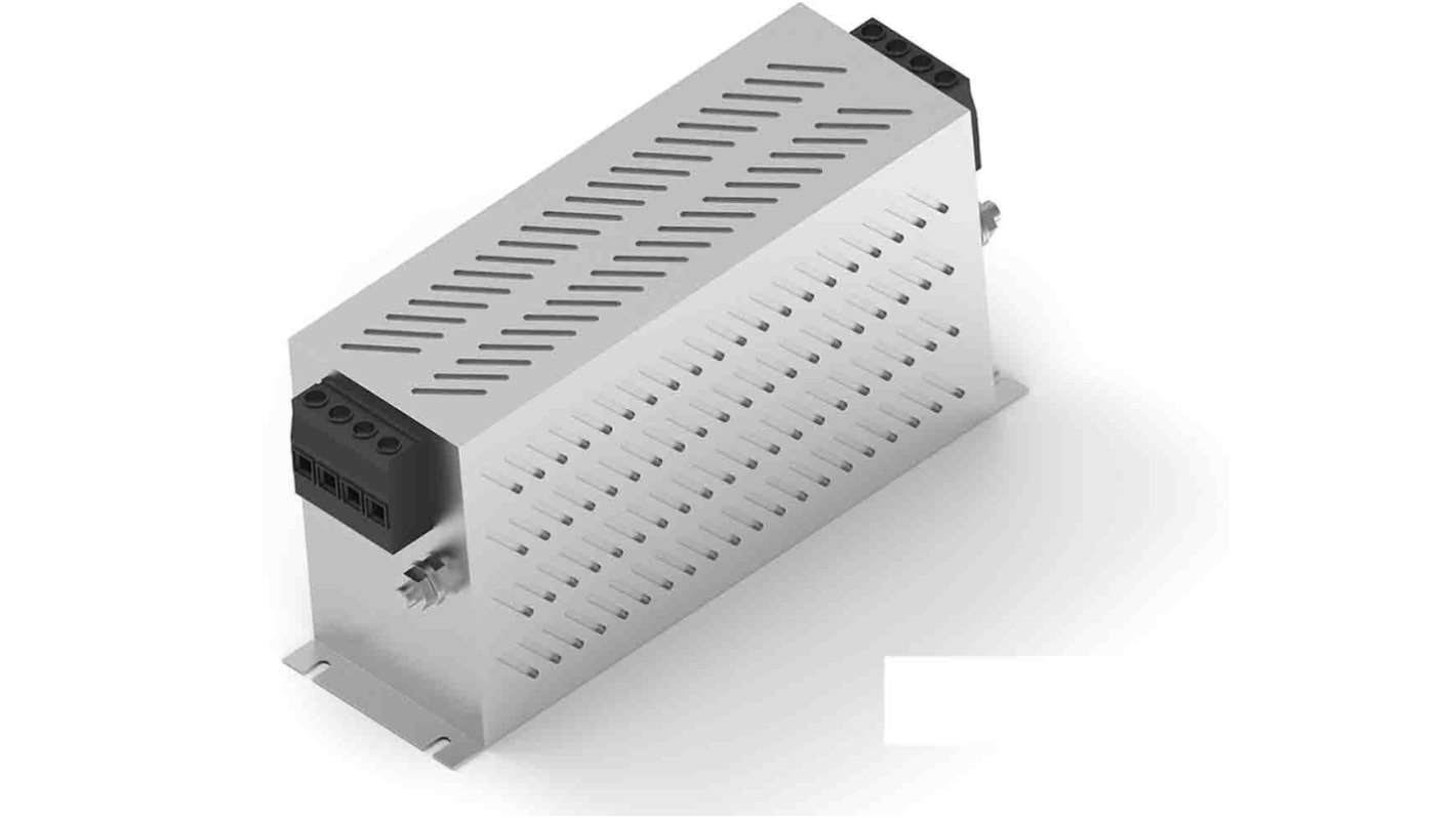 TE Connectivity, KEP-BS 75A 520 V ac 50 → 60Hz, Chassis Mount EMI Filter, Terminal Block 3 Phase