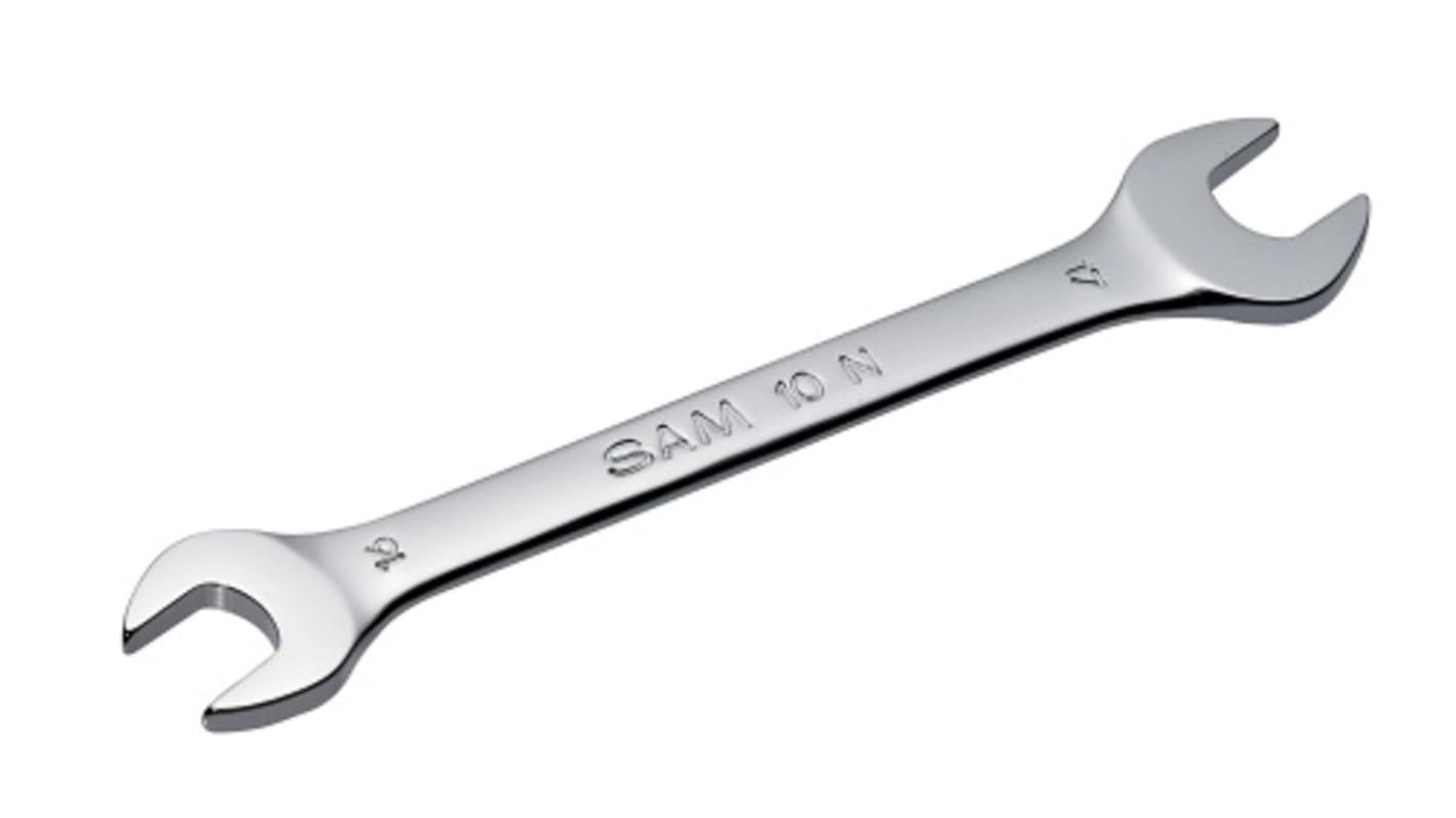SAM Open Ended Spanner, No, Double Ended, 358 mm Overall, No