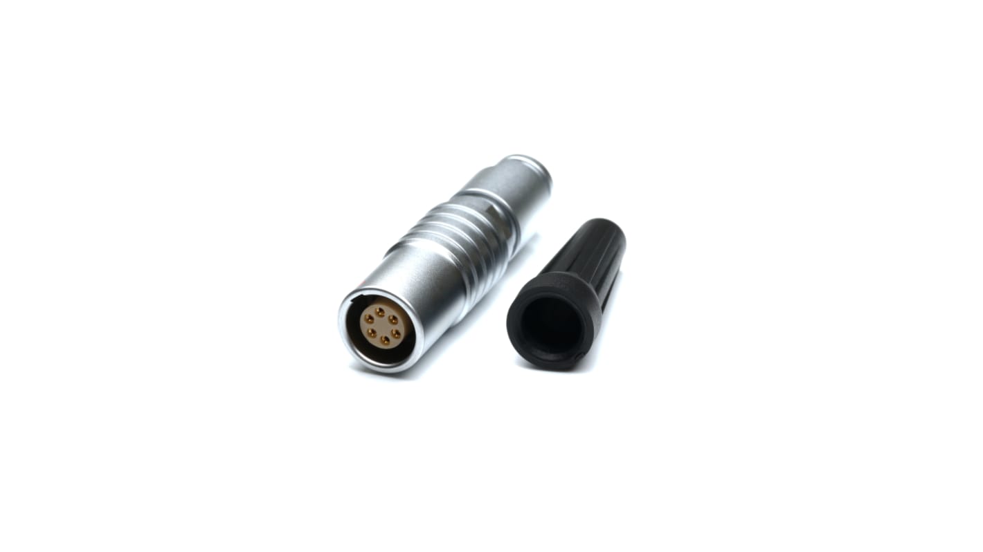 Conector circular RS PRO hembra de 6 vías hembra, montaje aéreo, IP50