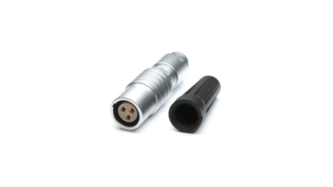 Conector circular RS PRO hembra de 3 vías hembra, montaje aéreo, IP50