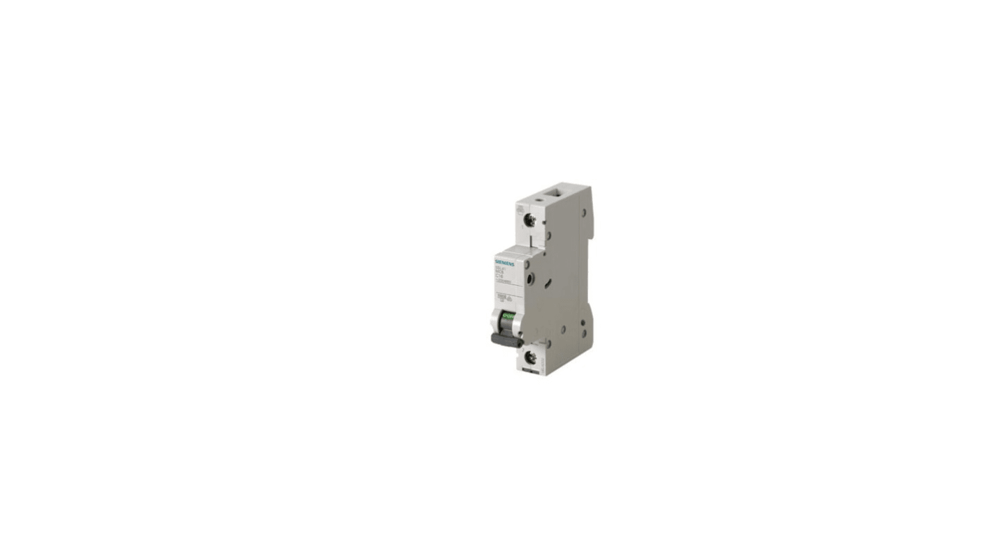 Interruttore magnetotermico Siemens 1P 500mA 10 kA, Tipo C