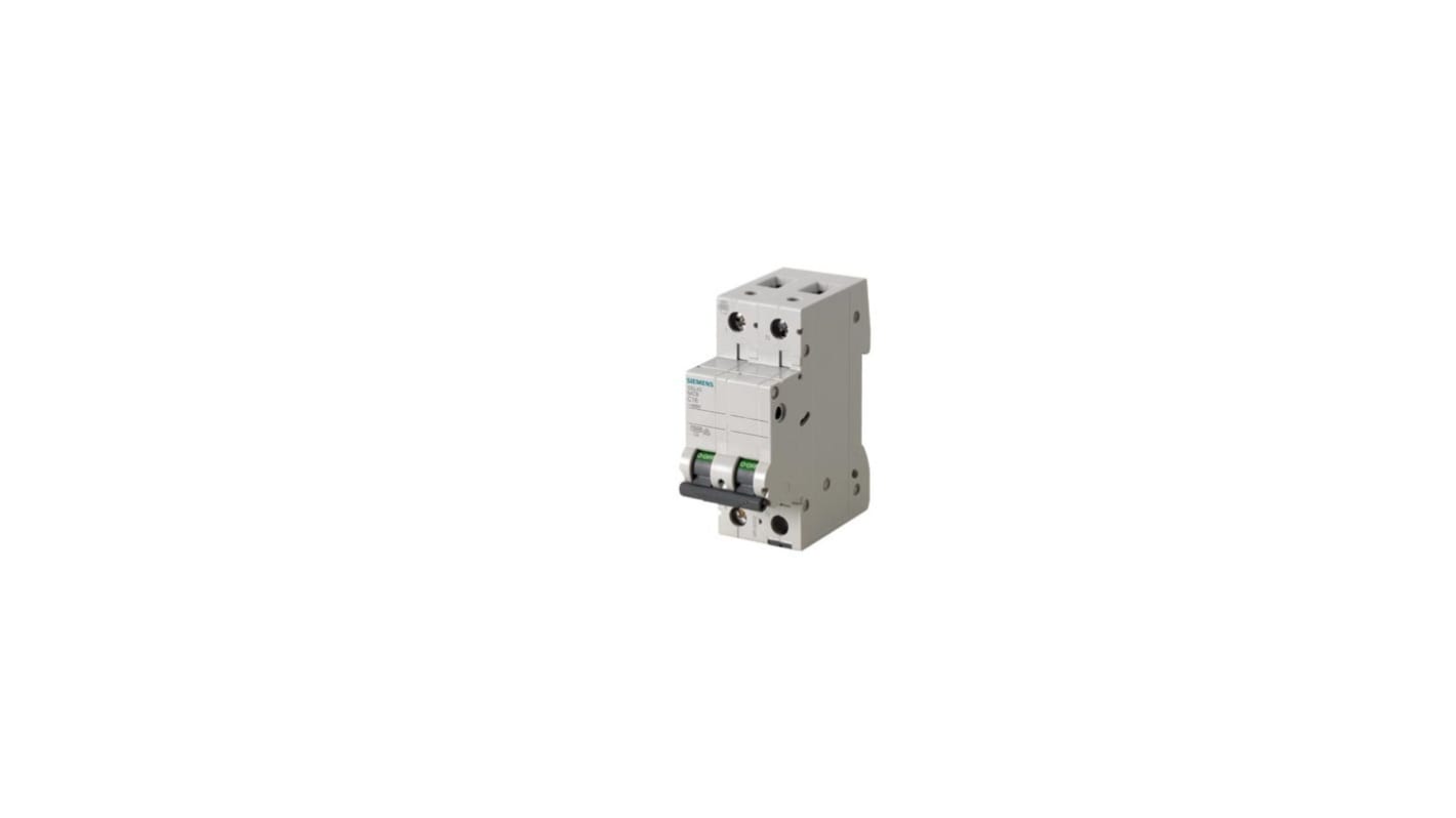 Siemens SENTRON 5SL4 MCB, 1P+N, 3A Curve C, 230V AC, 72V DC, 10 kA Breaking Capacity