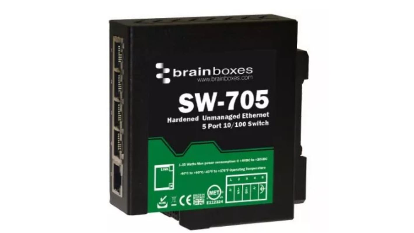 Brainboxes Ethernet-Switch