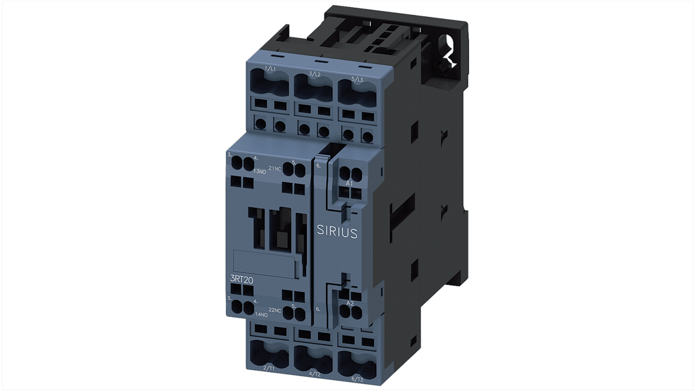 Siemens SIRIUS Leistungsschütz / 110 V ac Spule, 3 -polig 1 Schließer, 1 Öffner / 32 A