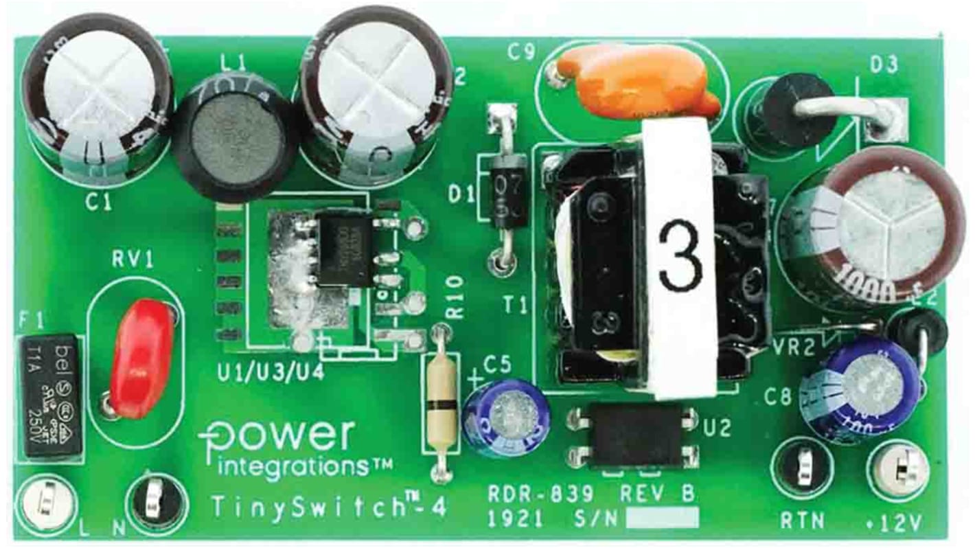 Power Integrations RDK-839 RDR-839 Flyback konverter til TNY288P til Universal inputforsyning