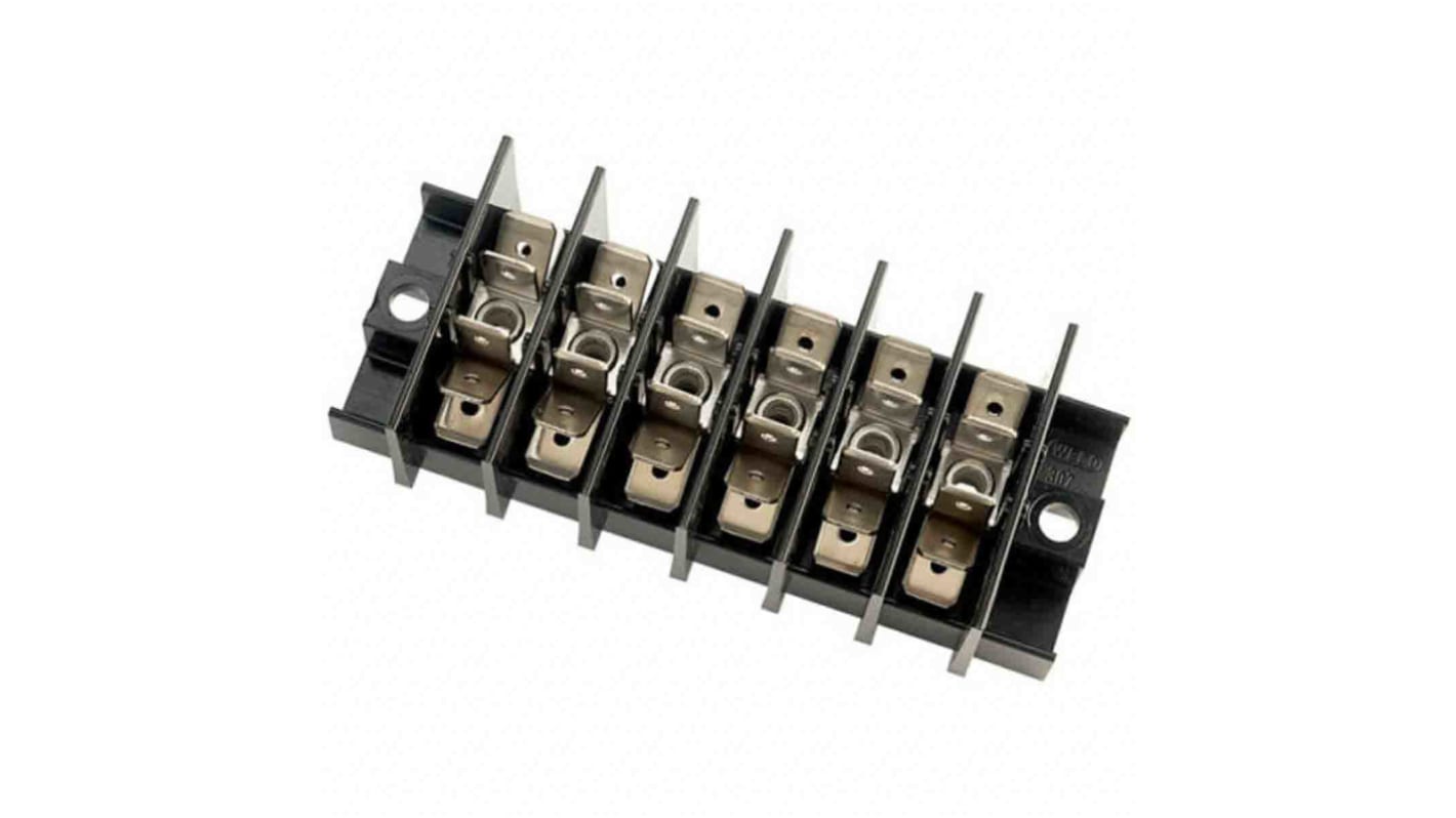 Barrette de connexion, 6 Contacts, au pas de 11, 6 Rangées, 25A, 400 V