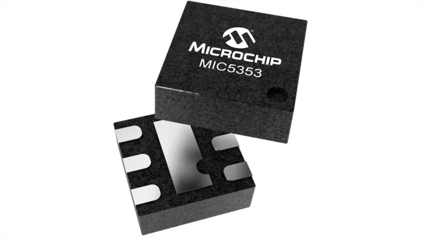 Microchip MIC5353YMT-TR, 1, Regulator 500mA,  2.6V → 6V V 6-Pin, SOT-23