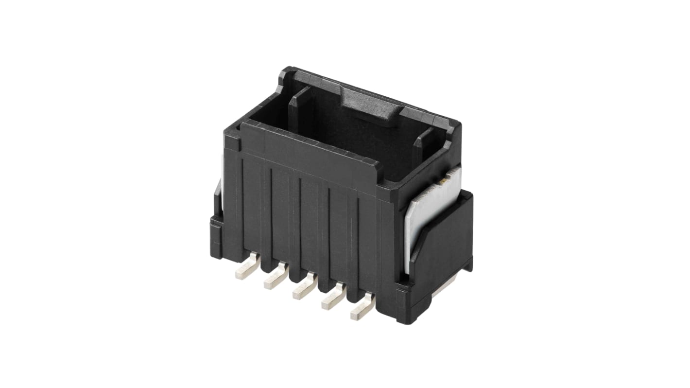 Molex Micro-One Leiterplatten-Stiftleiste Vertikal, 3-polig / 1-reihig, Raster 2.0mm, Ummantelt