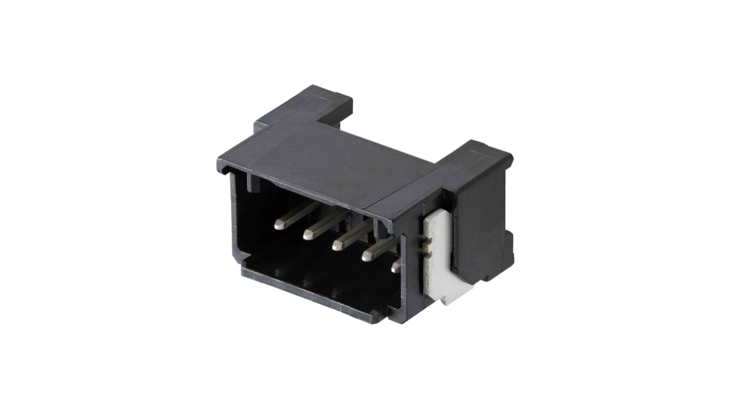 Molex Micro-One Leiterplatten-Stiftleiste gewinkelt, 2-polig / 1-reihig, Raster 2.0mm, Ummantelt