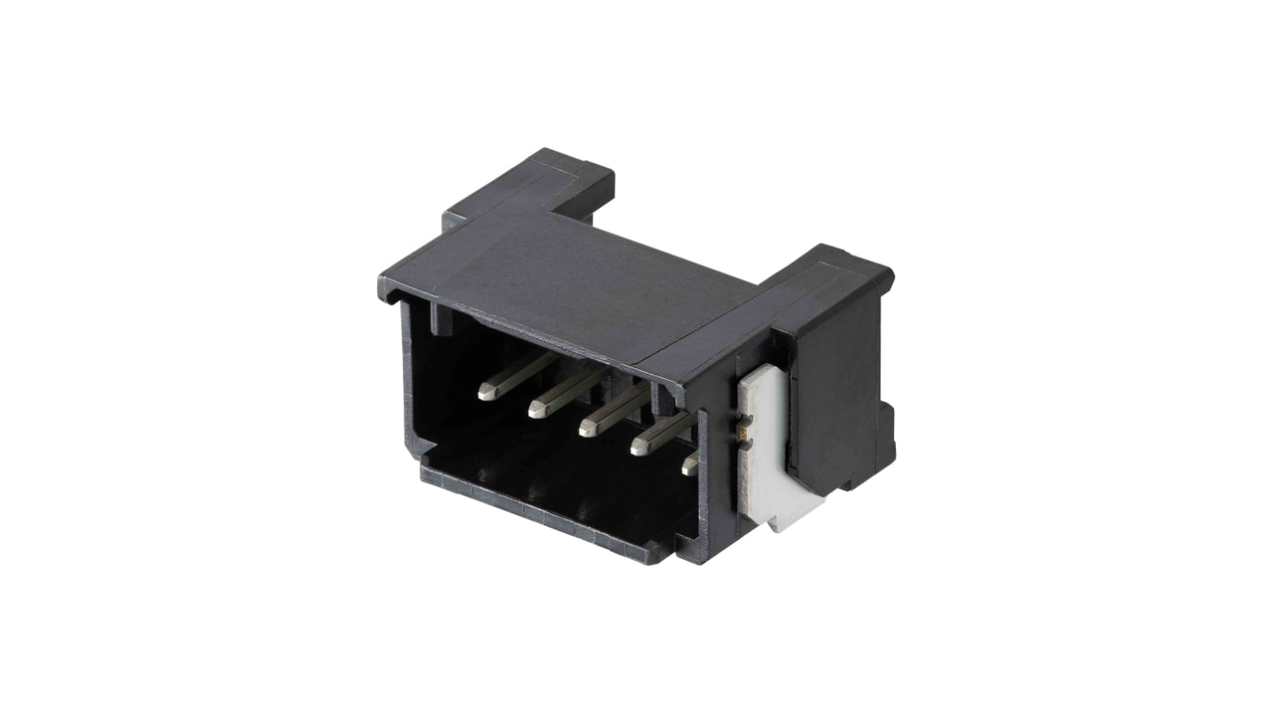Molex Micro-One Series Right Angle Surface Mount PCB Header, 4 Contact(s), 2.0mm Pitch, 1 Row(s), Shrouded