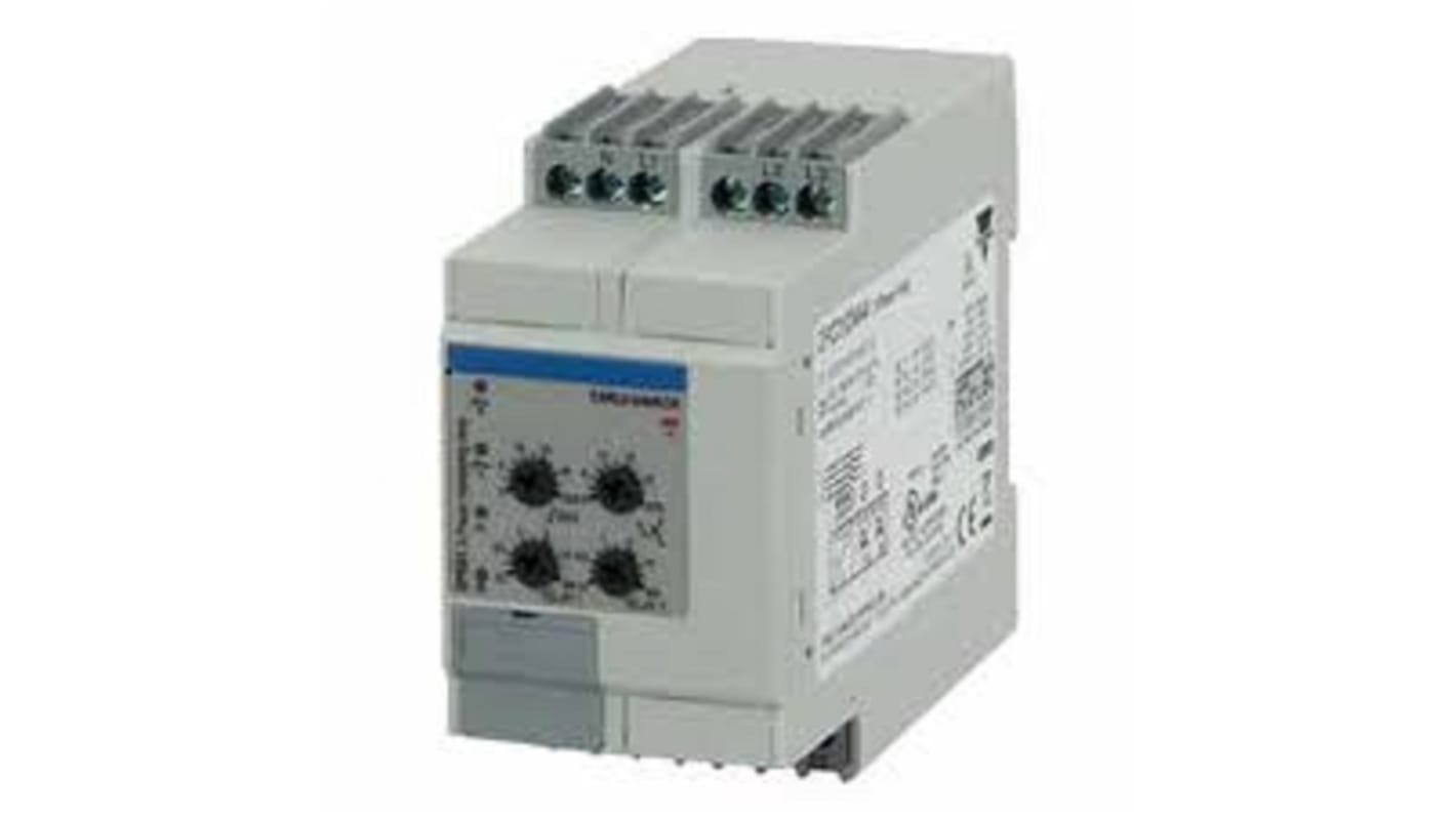 Carlo Gavazzi Phase, Voltage Monitoring Relay, 3 Phase, SPDT, DIN Rail