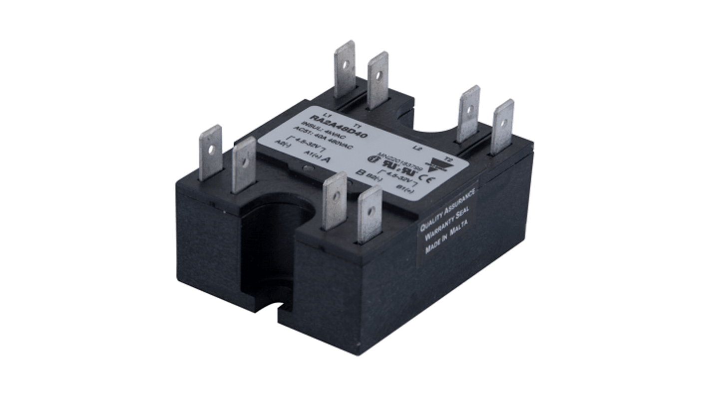 Carlo Gavazzi RA Series Solid State Relay, 25 A Load, Panel Mount, 660 V Load