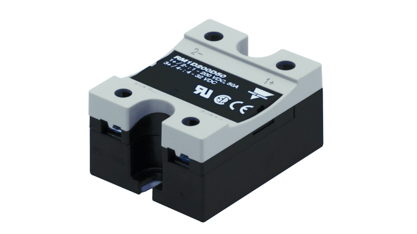 Carlo Gavazzi ソリッドステートリレー 最大負荷電流:10 A 最大負荷電圧:60 V シャ-シ取付, RM1D060D10