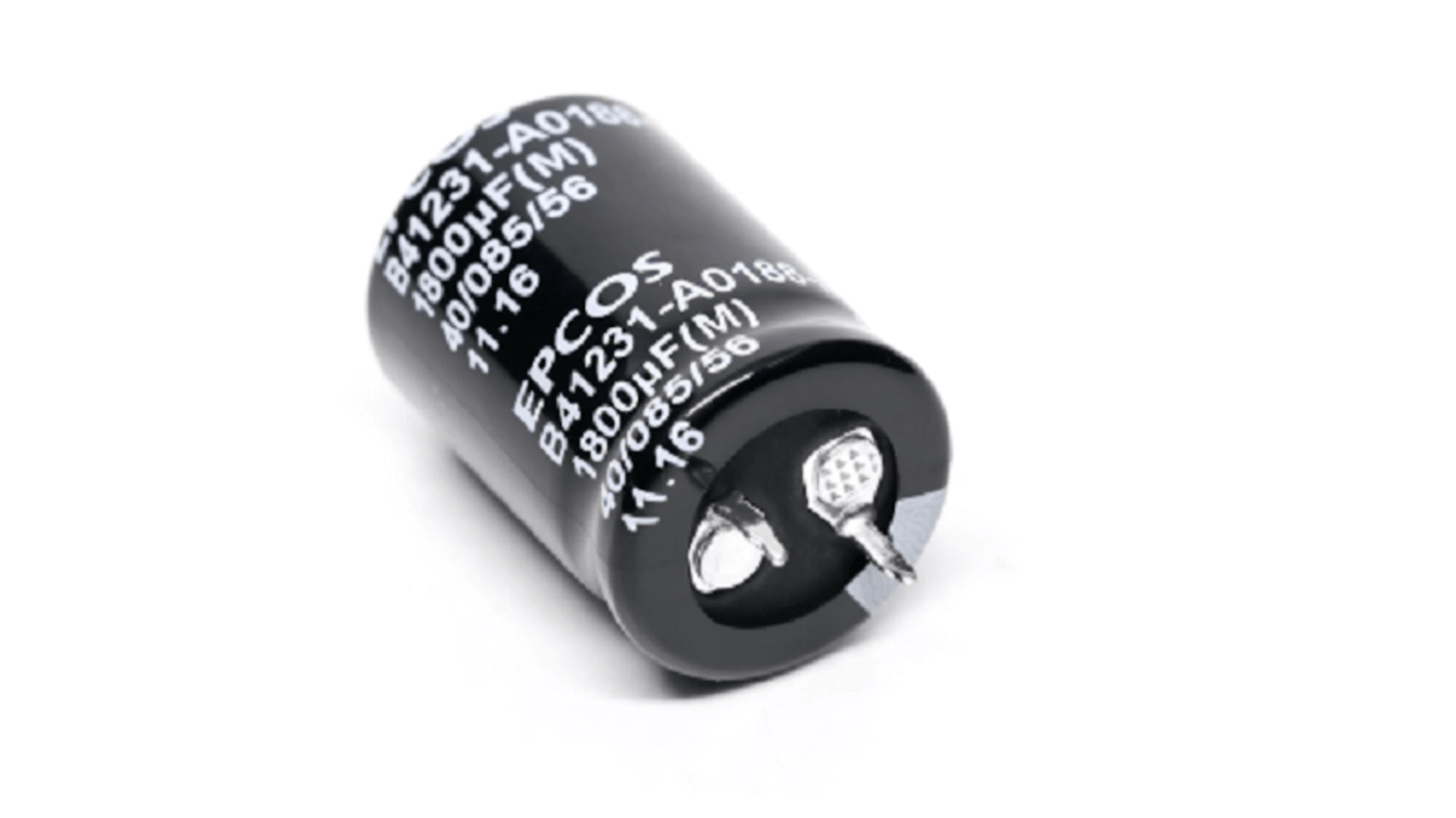 EPCOS 3300μF Aluminium Electrolytic Capacitor 50V dc, Snap-In - B41231A6338M000