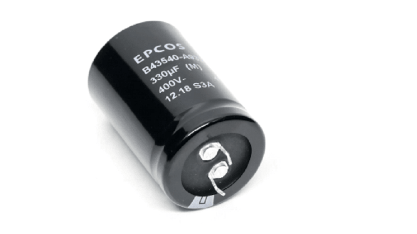 EPCOS 150μF Aluminium Electrolytic Capacitor 450V dc, Snap-In - B43640B5157M000