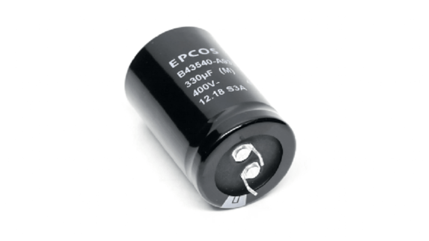 EPCOS 1000μF Aluminium Electrolytic Capacitor 250V dc, Snap-In - B43644F2108M000