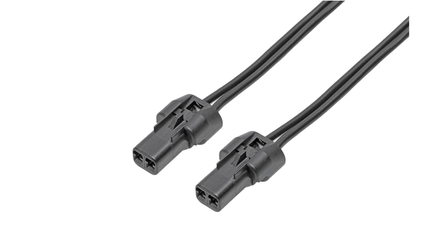 Kabel przewód-płytka, Mizu-P25, 125 V, 4 A, raster: 2.5mm, 150mm, PVC, Cyna, Czarny