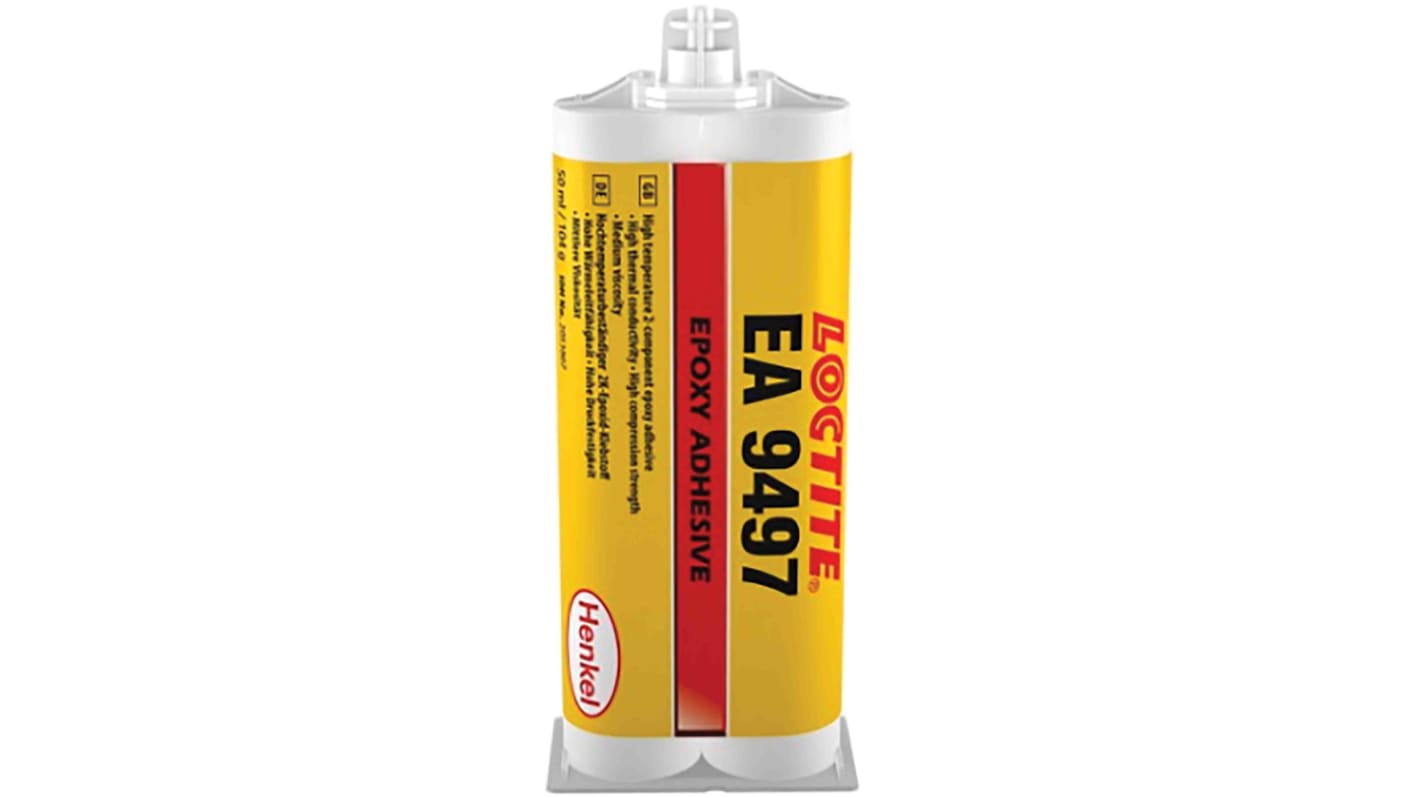 Loctite 9497 2K Epoxidkleber Flüssig Weiß, Doppelkartusche 400 ml, für Leiterplatte