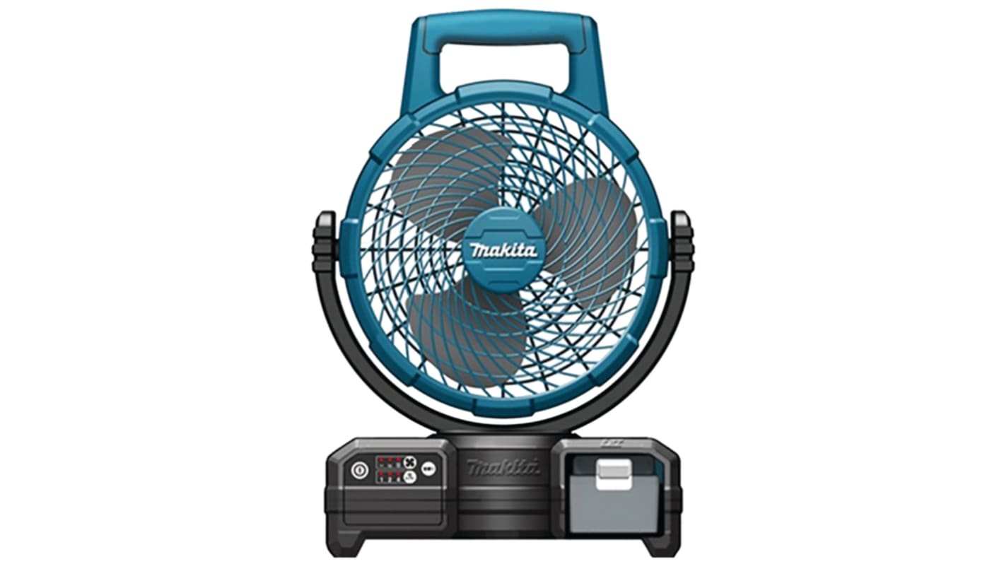 Ventilador de sobremesa con 3 velocidades, Ø 235mm, alim 14,4 V, 18 V., caudal 8.2cfm