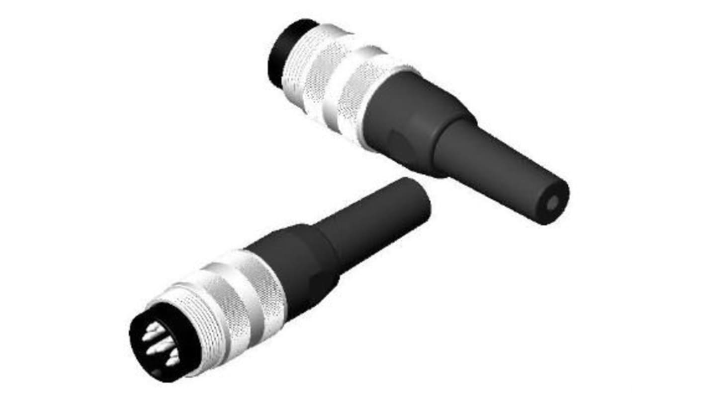 RS PRO DIN-Steckverbinder Gerade 8-polig, 250 V / 5A IP40, Lötanschluss Kabelmontage