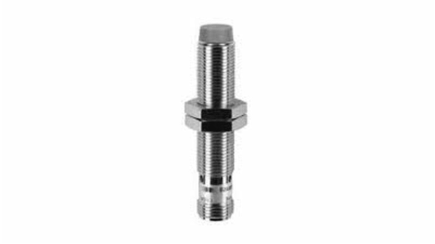 Baumer Inductive Barrel-Style Proximity Sensor, M12 x 1, 10 mm Detection, PNP Output, 36 V, IP67