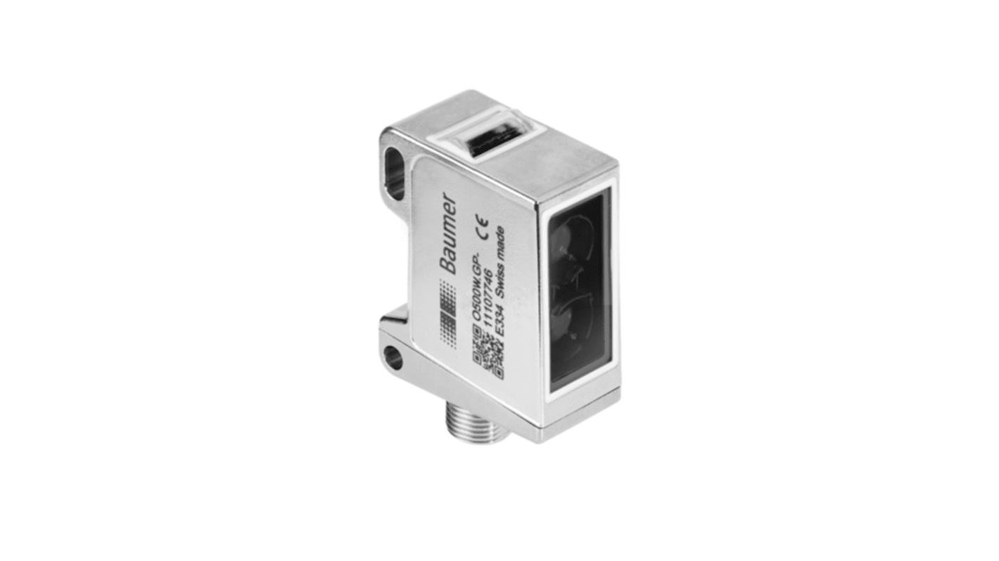 Baumer Light Barrier Photoelectric Sensor, Block Sensor, 600 mm Detection Range